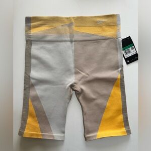 Nike dri-fit Yellow and Gray Biker Shorts
